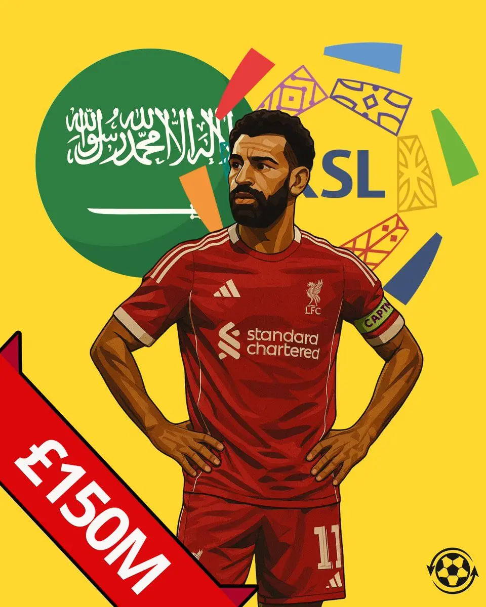 萨拉赫转会沙特职业联赛的可能性仍然很大。他每年将获得高达 1.5 亿英镑的薪酬，