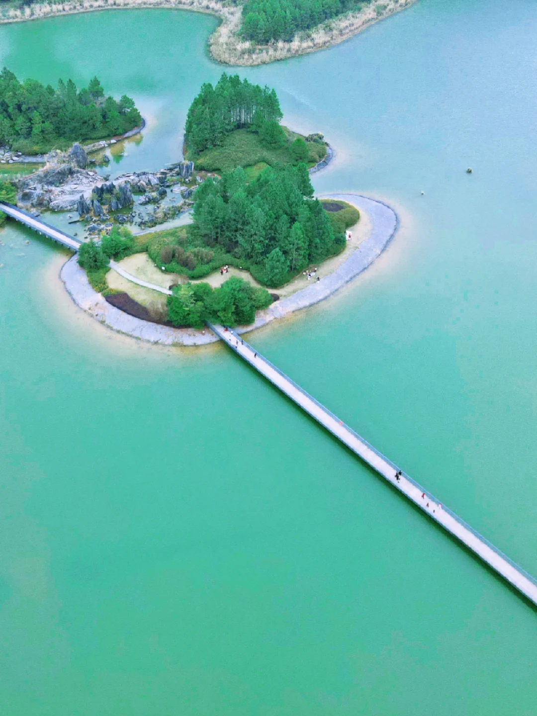 广州驾车2H🚗有个浪漫地方叫同心岛情人桥💕