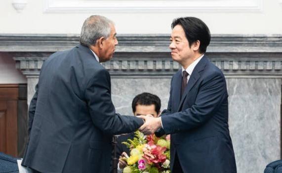 以色列做出一个前所未有的反华恶劣举动：“拥抱”赖清德！
赖清德5月5日下午“接见