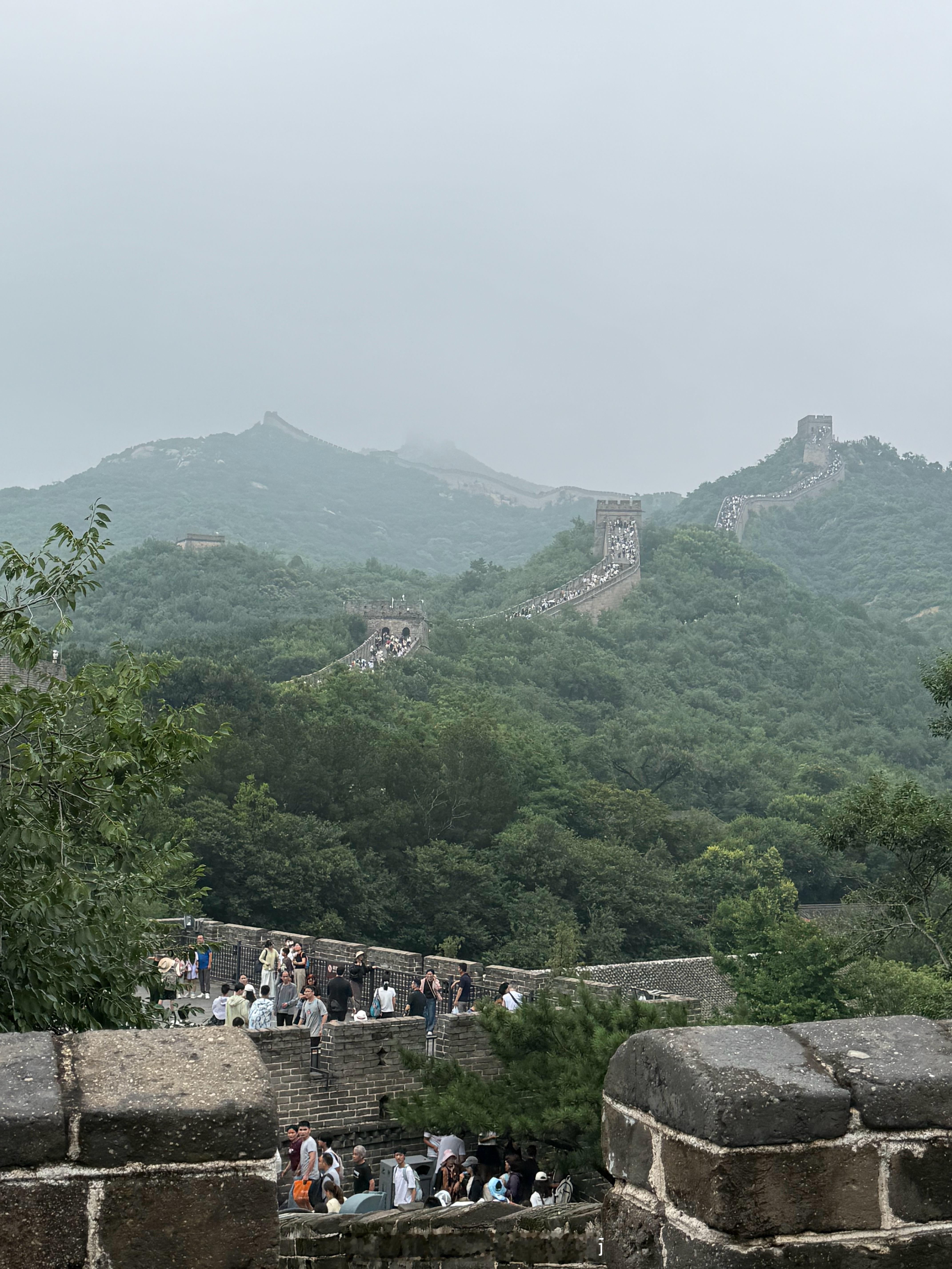 爬长城｜天空作美北京这几天的天气真的是太给力了好多小伙伴都说热的不行我全副武装防