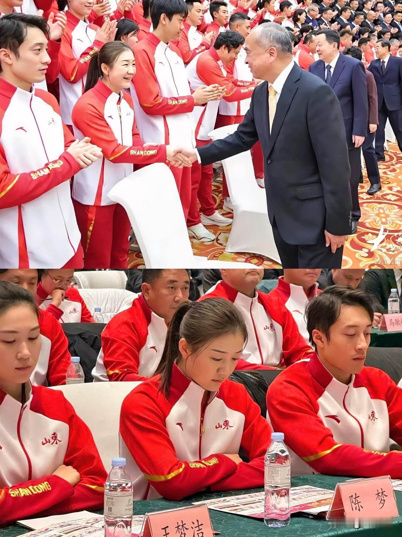 张继科没想到

就连全红婵都没这个待遇

但31岁的陈梦却做到了！
你看她在山东