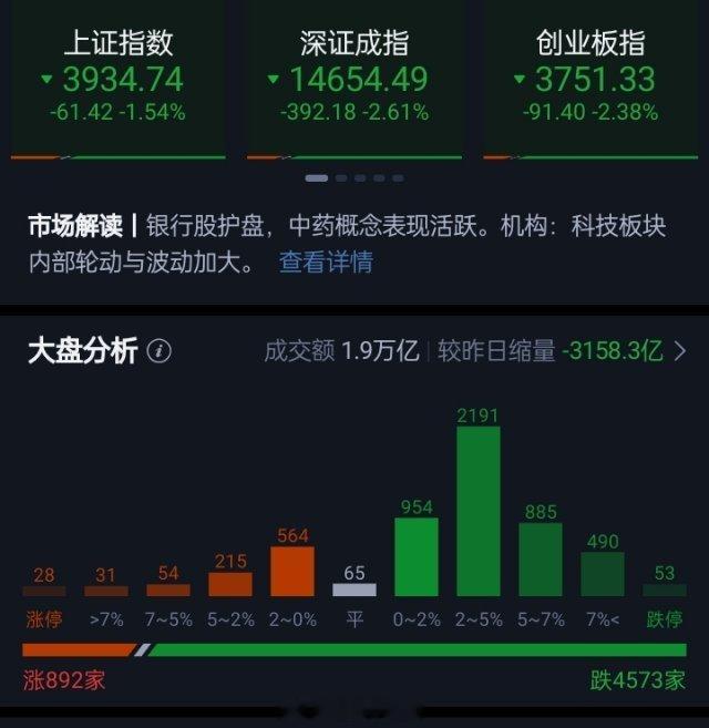 创业板指半日跌2.38% 医药板块逆势走强 商业航天、算力硬件概念震荡走低市场早