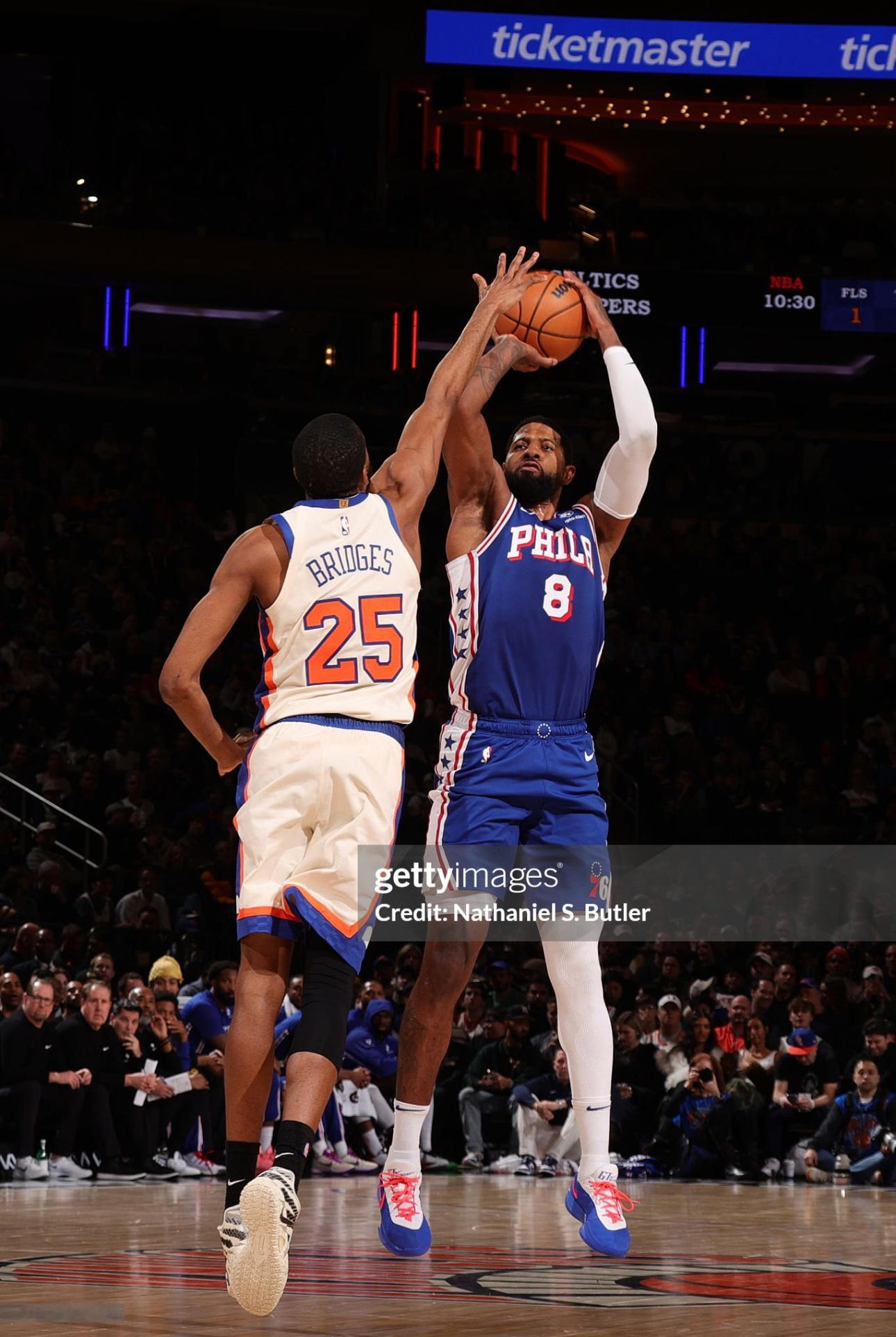 “五连客”最终战！全场比赛结束：76人队客场130-119战胜尼克斯队，球队取得