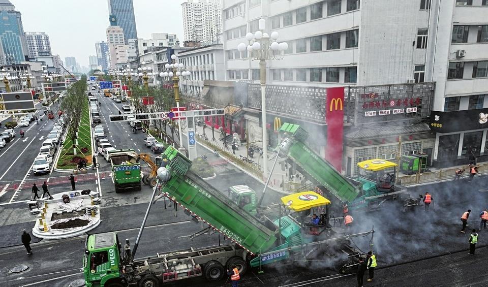 【太原新建路即将全线通车】太原新建路10月20日全线通车。新建路市政配套设施改造