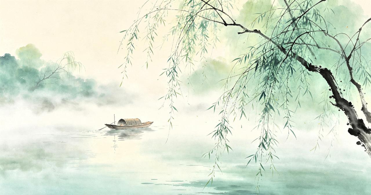 一叶轻舟穿雾过，求下联
上联：一叶轻舟穿雾过，
下联：千丝柳线拂烟来。
 
对仗