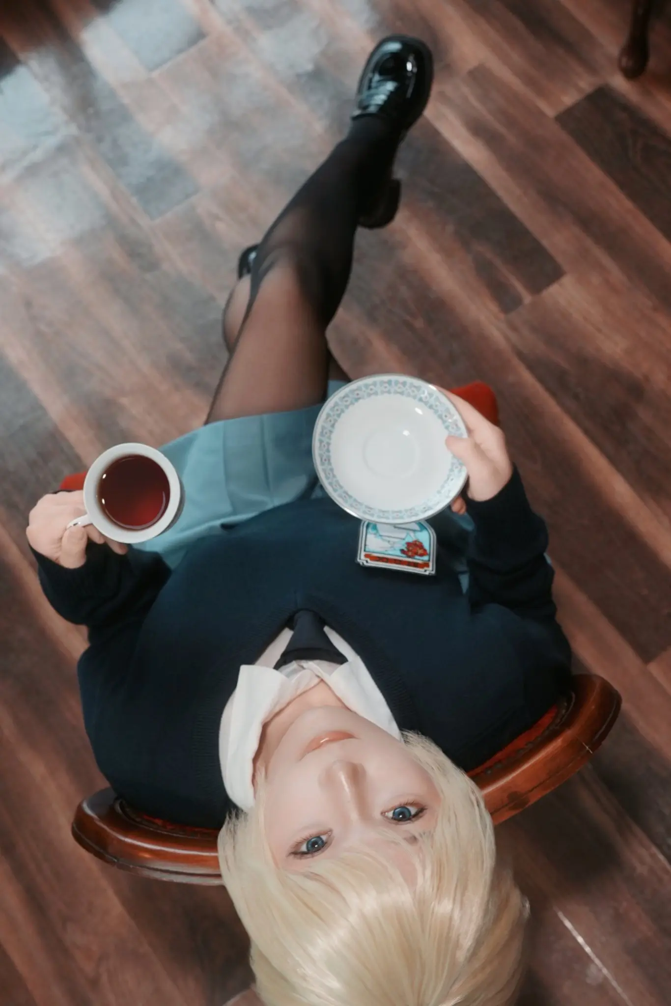 jk制服cos 女仆咖啡厅cos cos制服 优雅女仆风 女仆的温柔瞬间