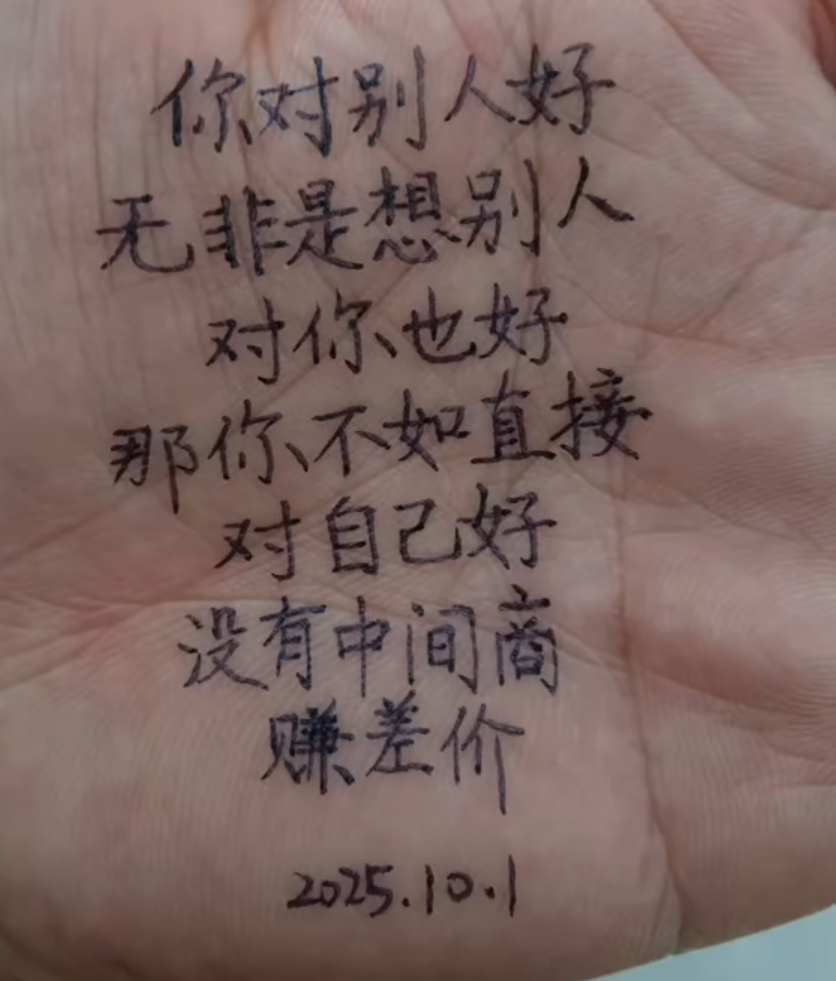 还是自己对自己好最划算！ ​​​