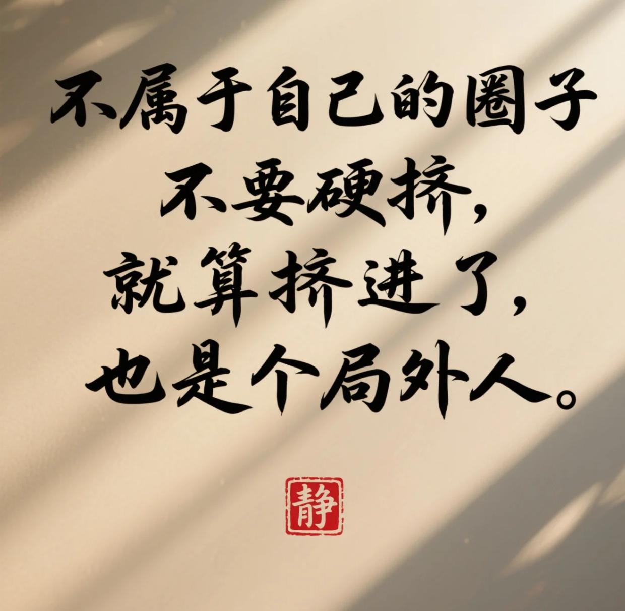 有钱人的朋友圈子，为何我们挤不进去？💔
有钱人不和穷人交朋友，甚至不和穷亲戚来