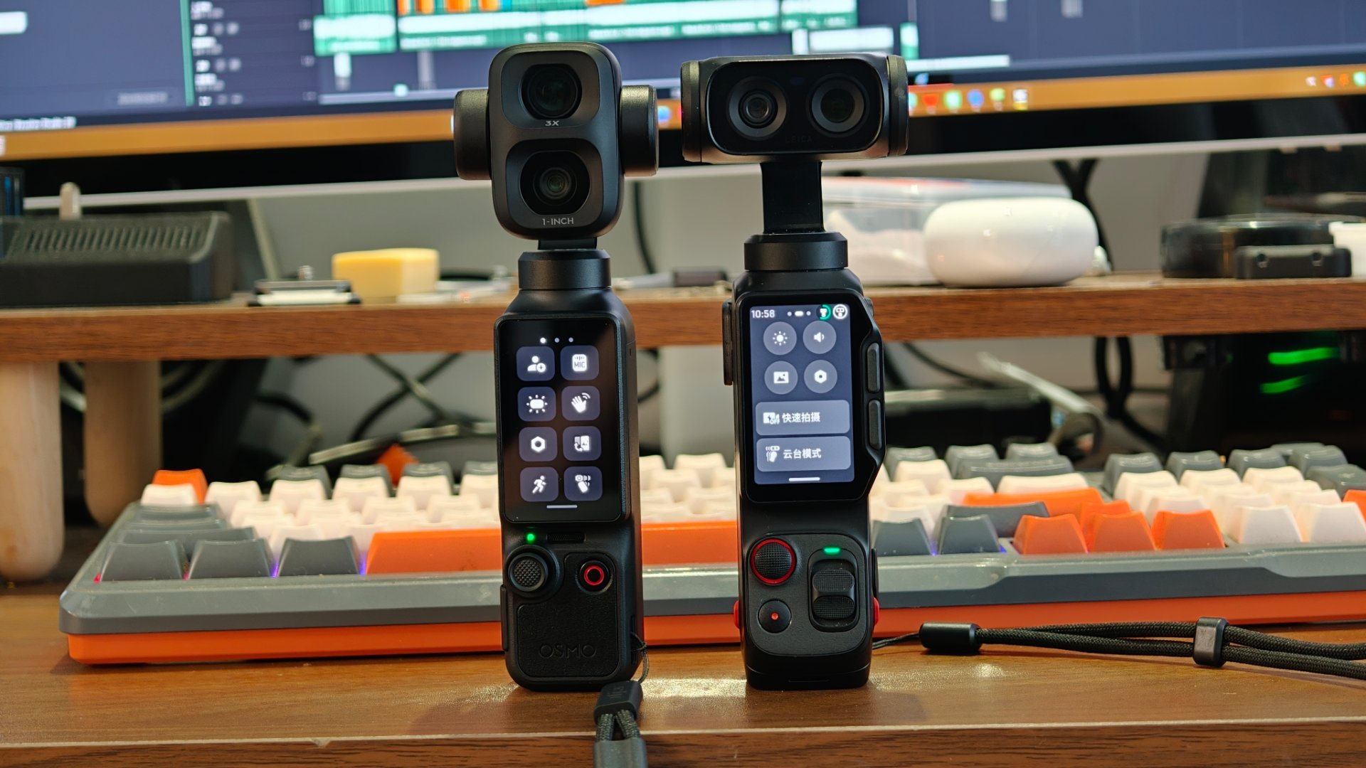 两个棒槌，谁会赢？大疆Pocket4大疆pocket4P﻿影石Insta360i