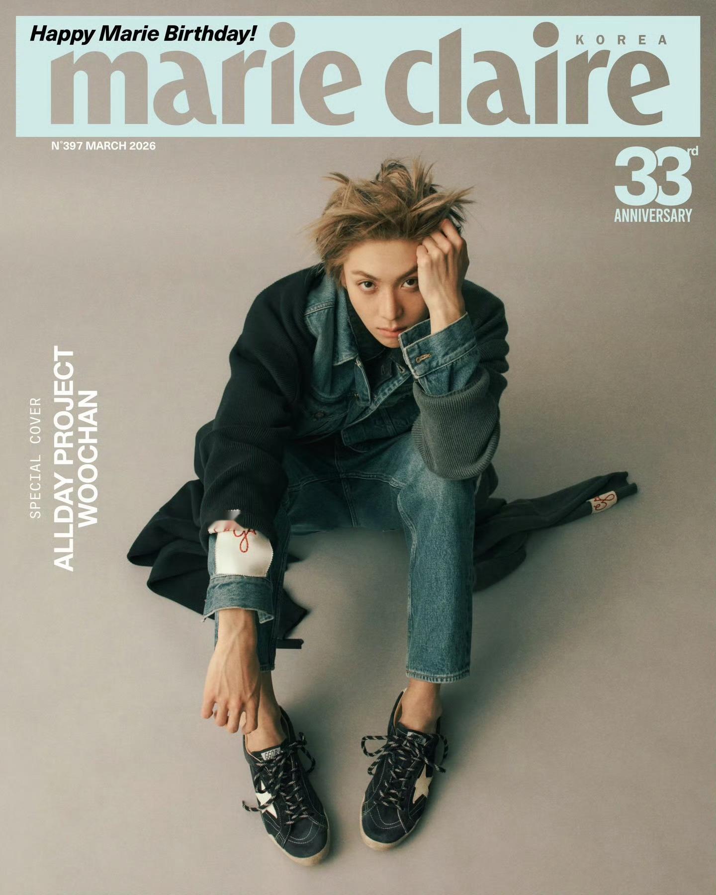 赵旴灿✖️Marie Claire Korea 三月刊封面 