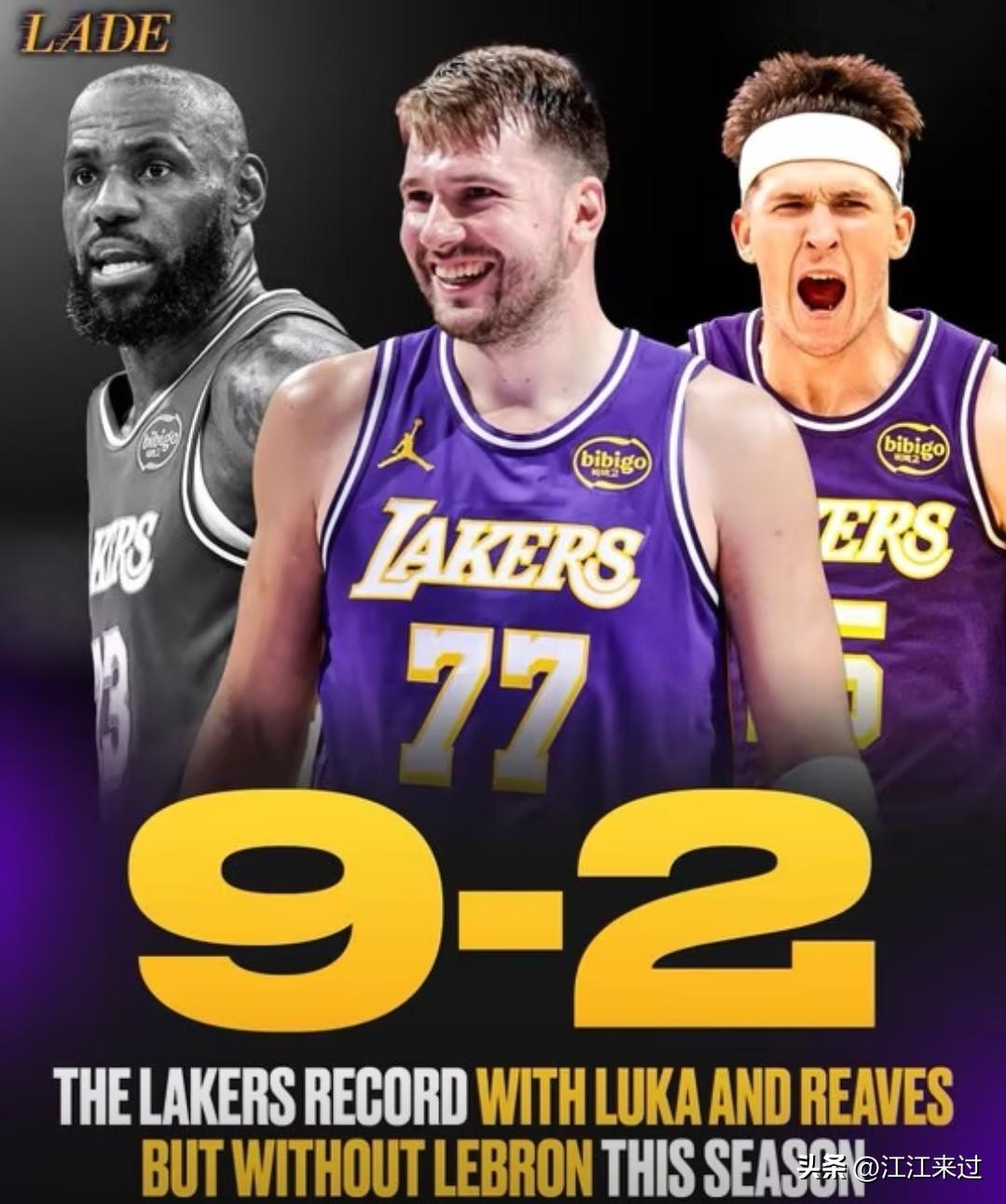 湖人轻松击败全员尼克斯，詹姆斯是时候离开了，底薪加盟骑士可能性大增！
湖人防守提