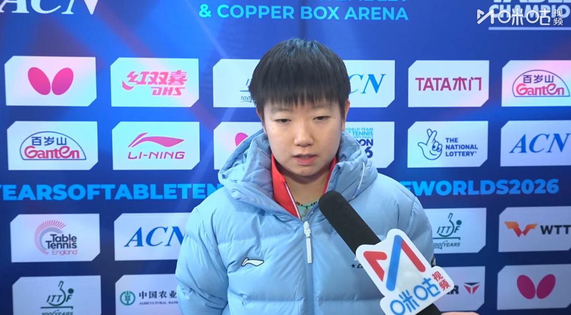 莎莎太坏了，3-0零封琳达，赛后采访时竟然夸奖了她的削球，
看过比赛的都知道，整