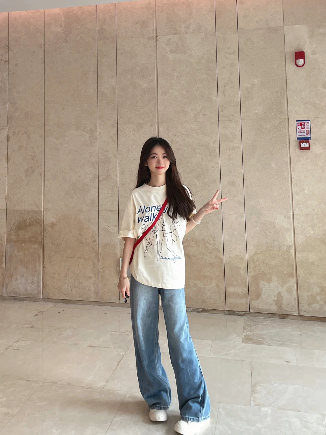 155小个子休闲穿搭 牛仔裤百穿不腻！👖
