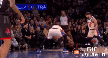 没必要！休斯敦火箭队对阵纽约尼克斯队的NBA常规赛上半场比赛出现意外伤病：在一次