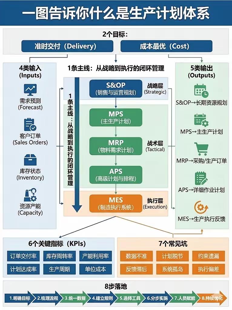生产计划体系图解