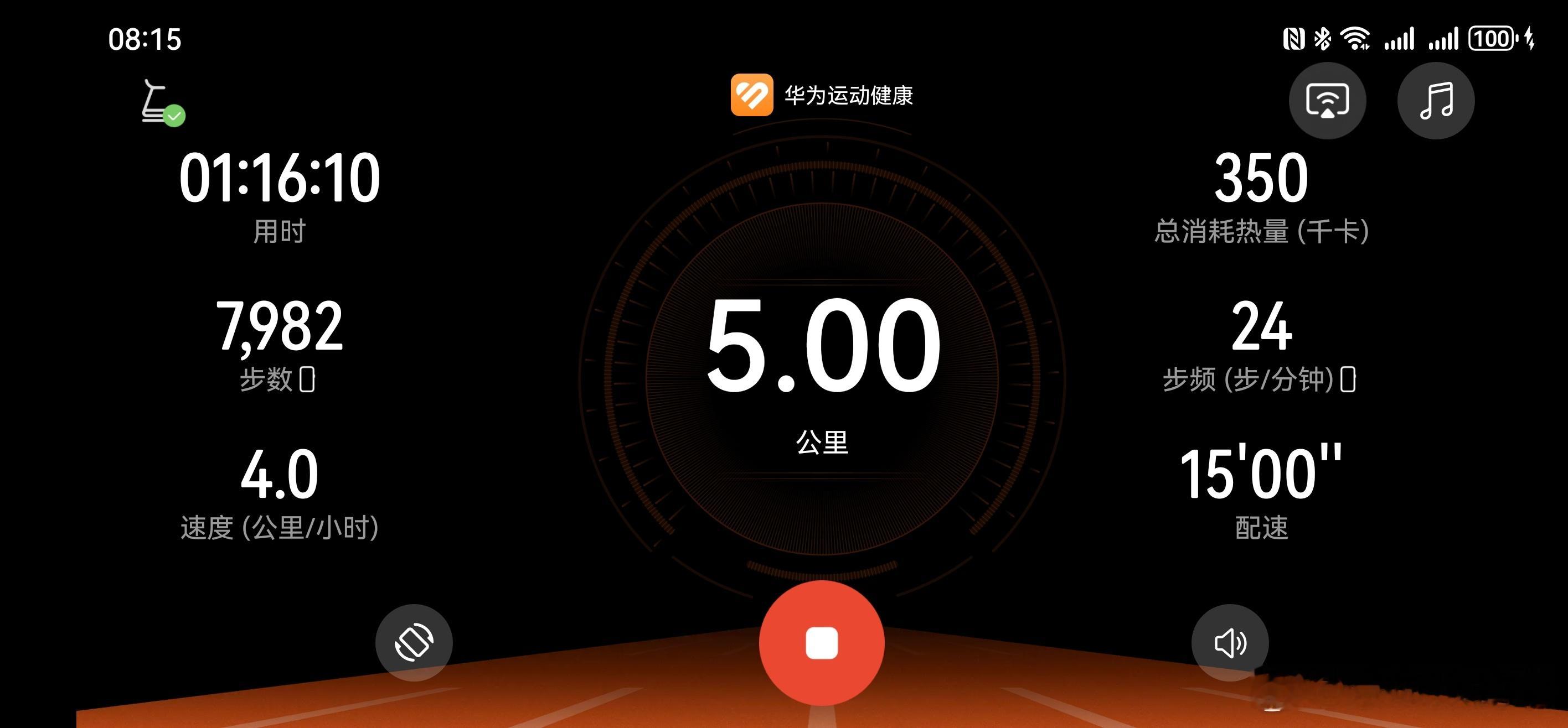 对于每天平均2000步的我，从跑步机上下来，腿都是哆嗦的