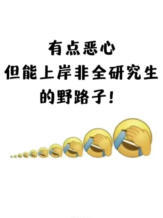 有点恶心，但能在职上岸研究生的野路子‼️