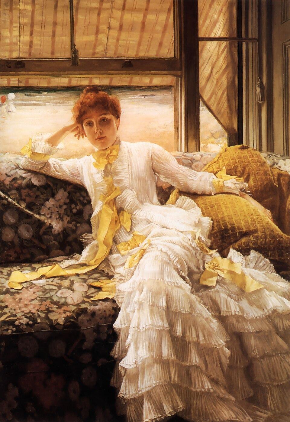 *提索海边-𝑺𝒆𝒂𝒔𝒊𝒅𝒆-James Tissot, 1878 