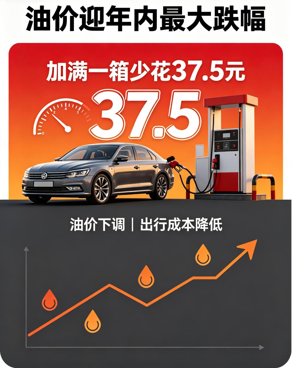 7月3日24时起，国内汽油每吨下调950元、柴油下调915元。92号汽油每升降了