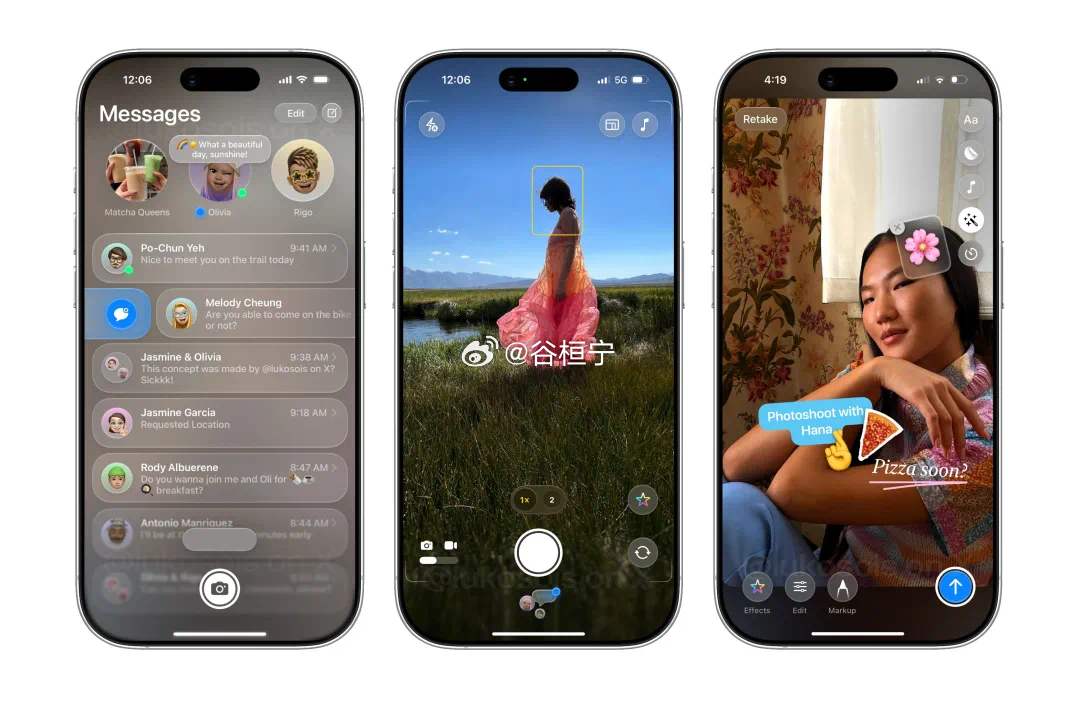 iOS19概念界面，不辩真假只谈美丑，你喜欢吗？ ​​​
