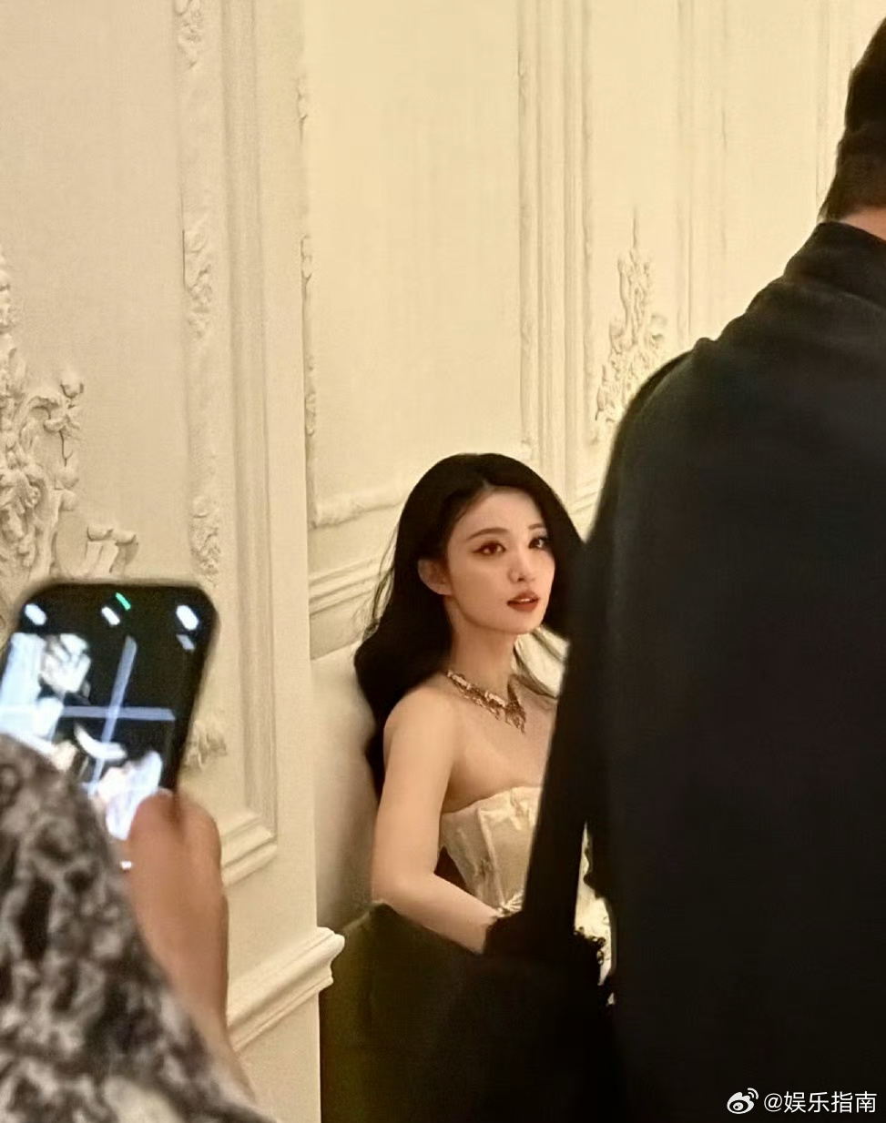 王楚然dior活动现场，生图也挡不住的美颜盛世