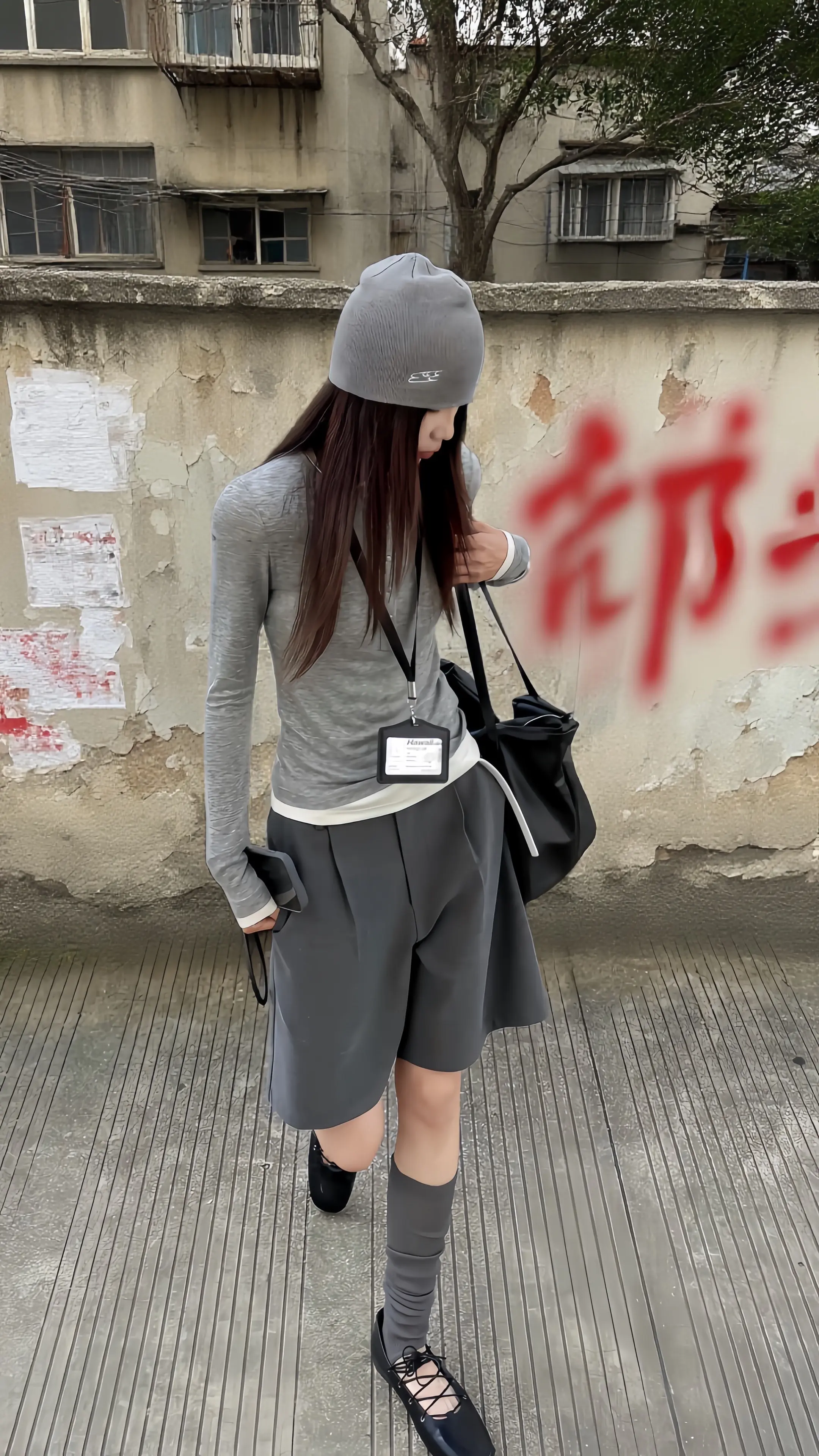 日常通勤显瘦～天    韩系穿搭