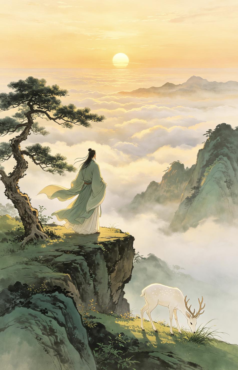 “百病退散，向阳重生”
从道家讲，老天送你一场病，不是要治你，是要你慢下来，把自