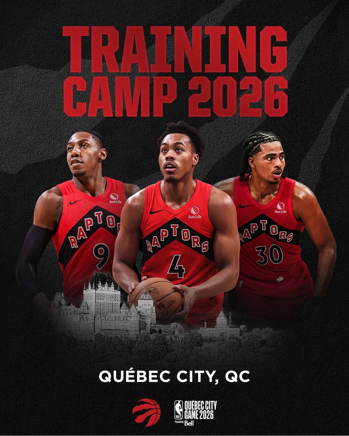 猛龙训练营要开始了NBA季前赛加拿大站：10月3日 热火vs猛龙10月10日快船