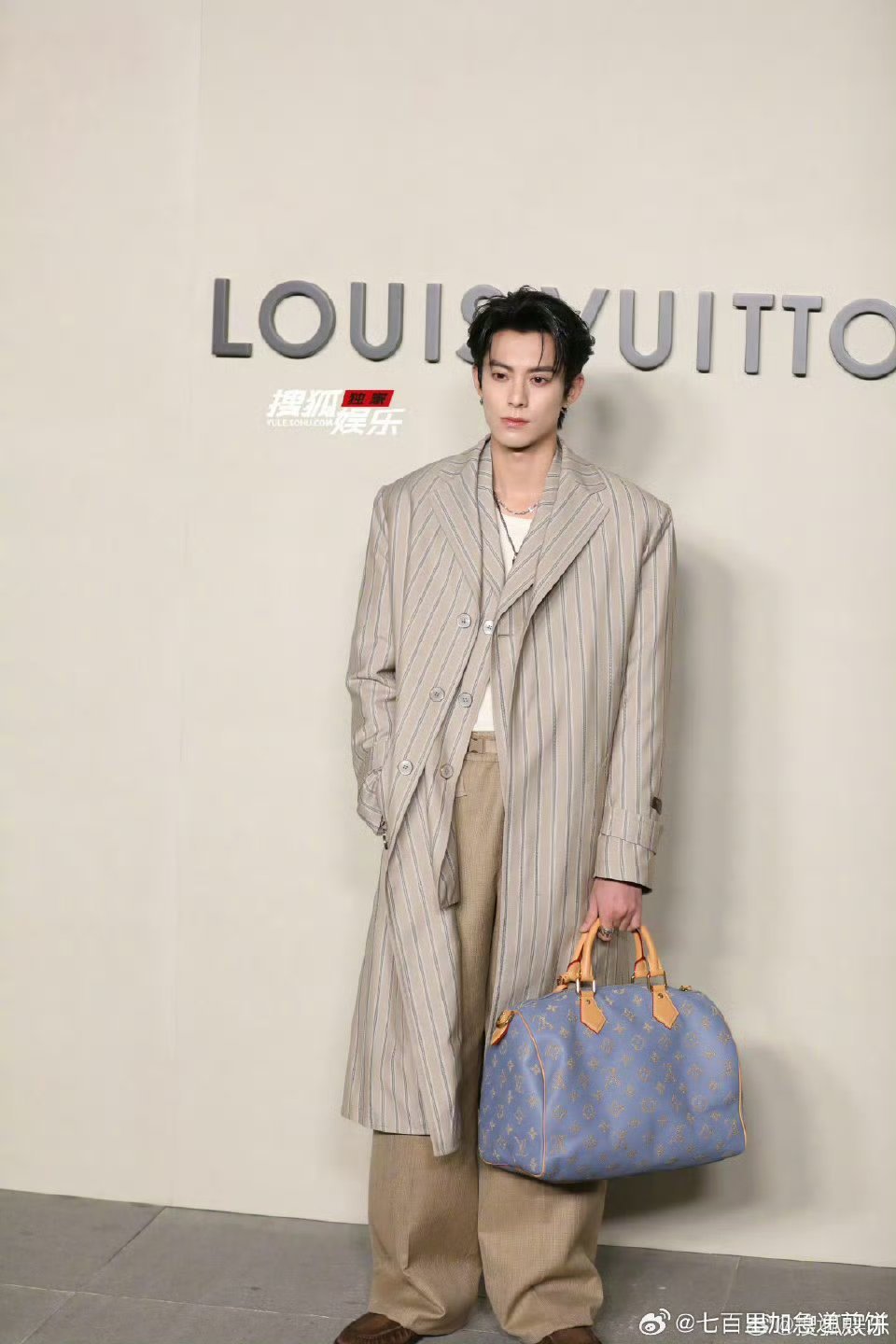 这个王鹤棣昨天LV活动，代言人帅的太权威 