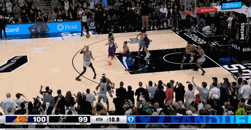  读秒绝杀！文班亚马单挑伊戈达罗，马刺101-100险胜太阳

最后10.8秒，