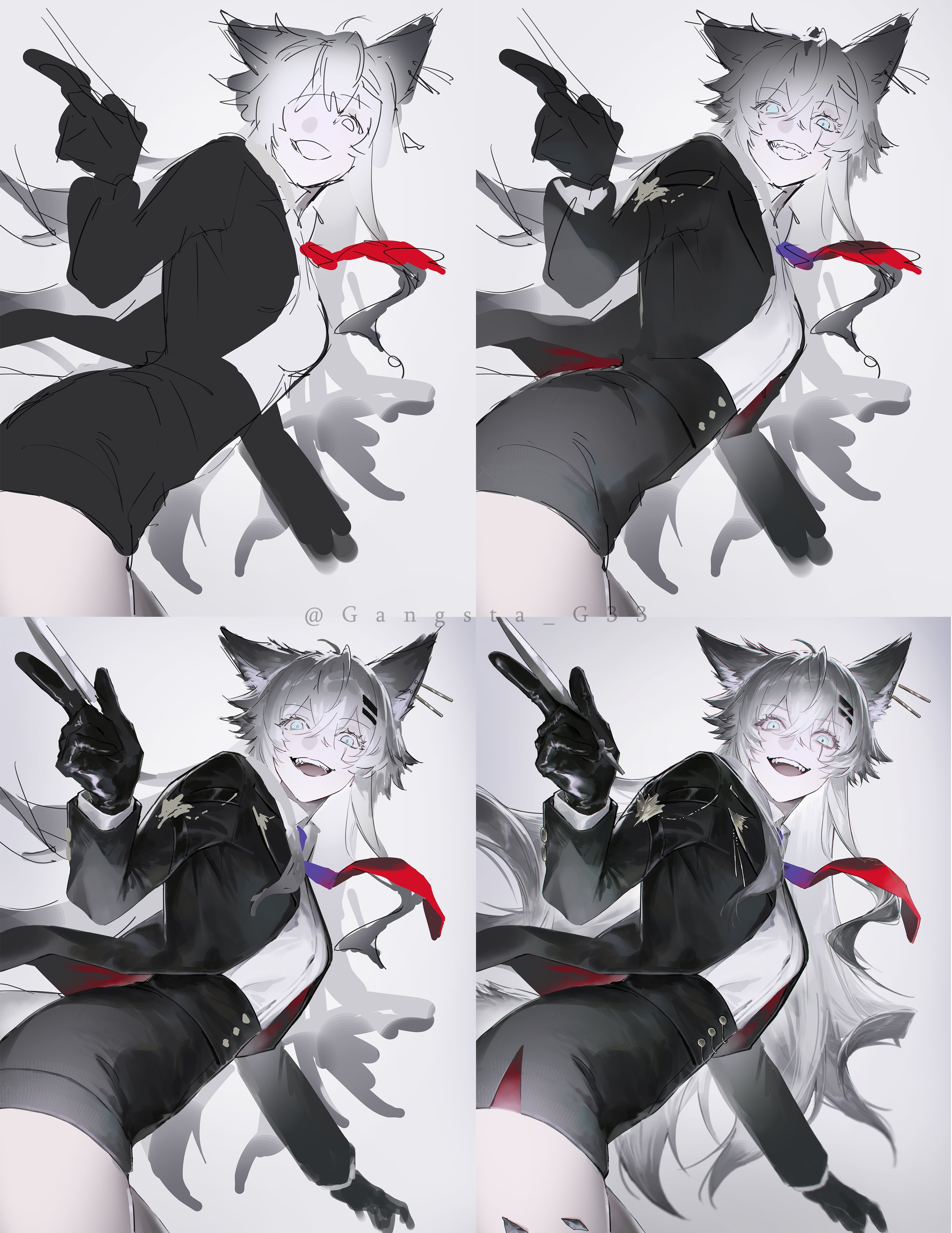 不错不错[赞]X：Gangsta_G33二次元美图 二次元 美图 ​​​