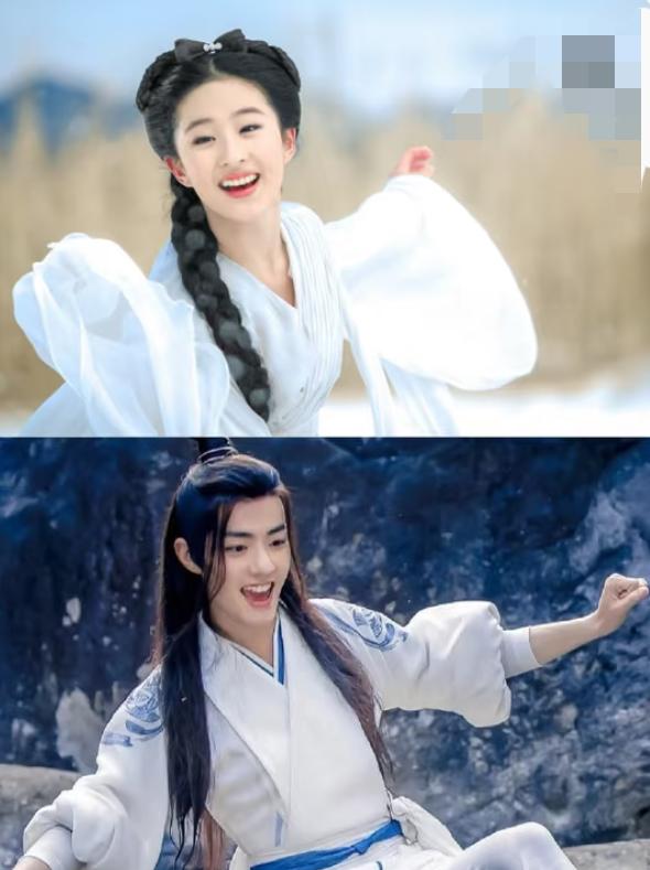 如果当初是肖战演杨过，
和刘亦菲搭档拍的《神雕侠侣》，
那观众的目光到底应该这两