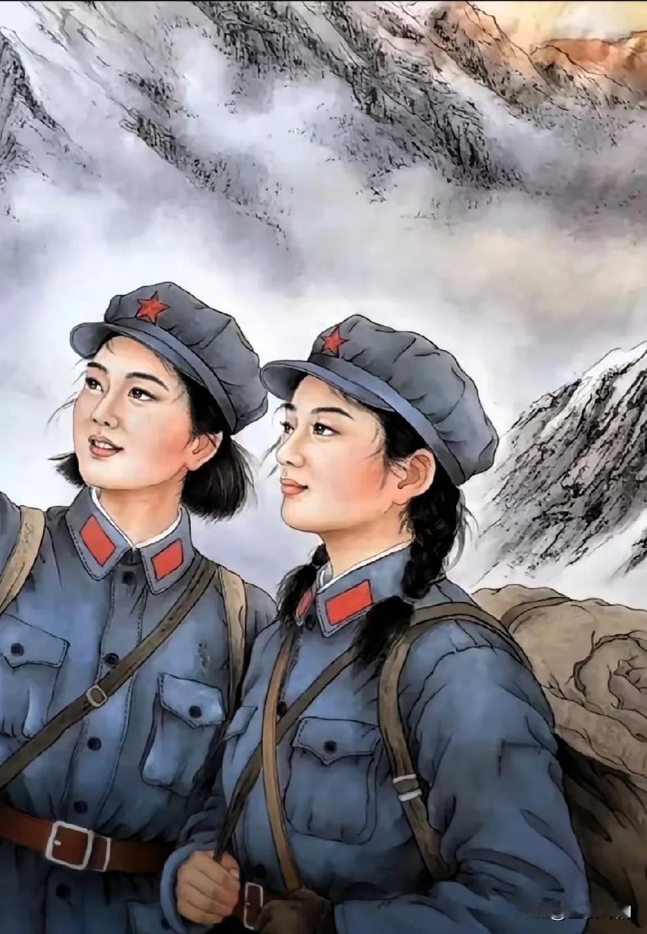 一位普通的农民工兄弟，画出了一幅红军战士的画作。
 
初见这幅作品，着实让人眼前