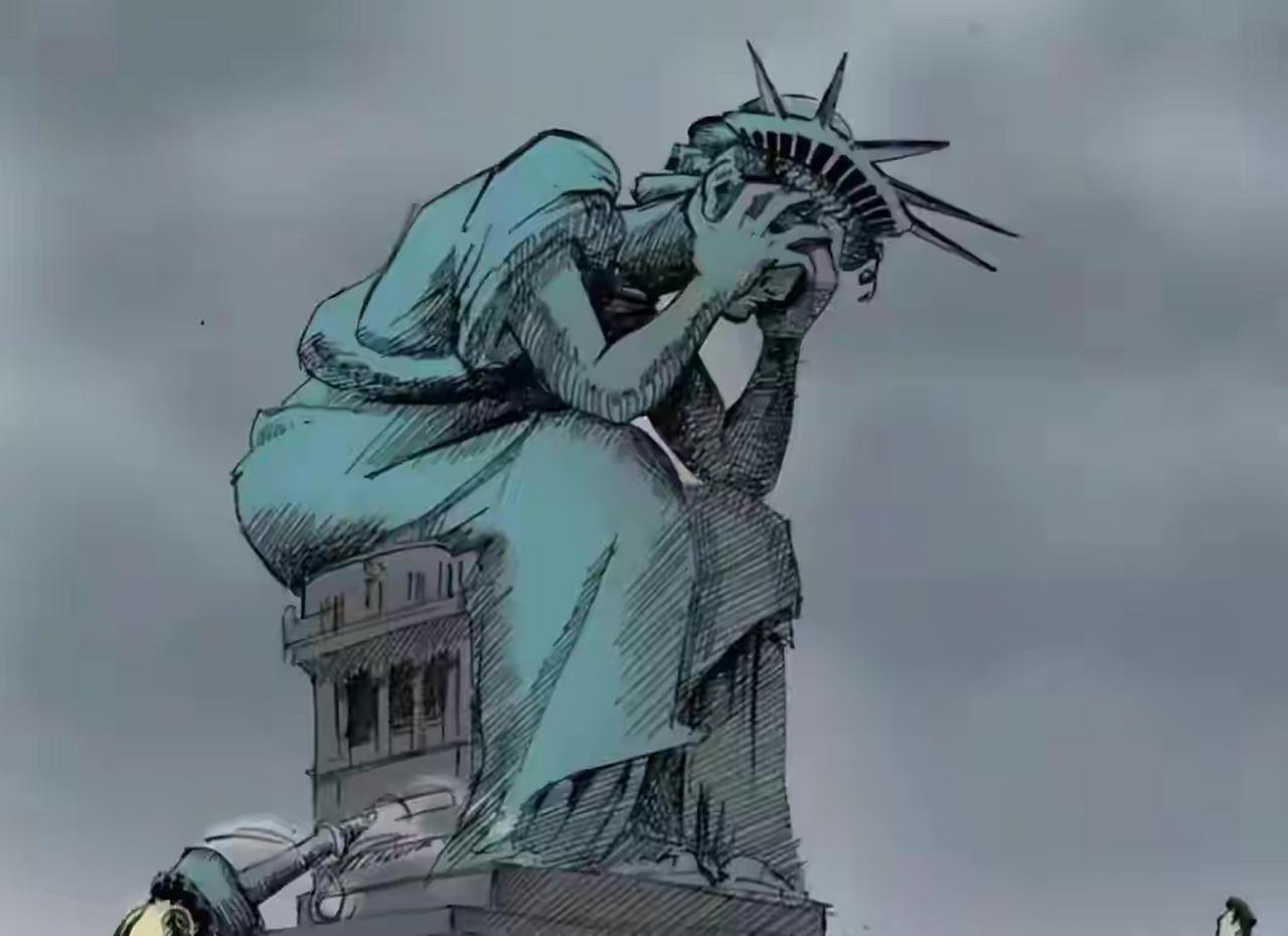 外媒报道：“特朗普称：“击沉伊朗船只比俘虏船上的人更有趣”，（此刻）观众爆发出哄