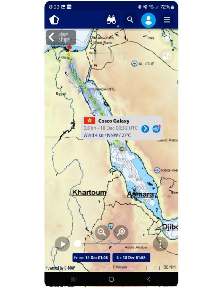 随着胡赛武装在红海攻击英美商船和油轮，导致英美等国的商船和油轮暂时不敢过红海了。