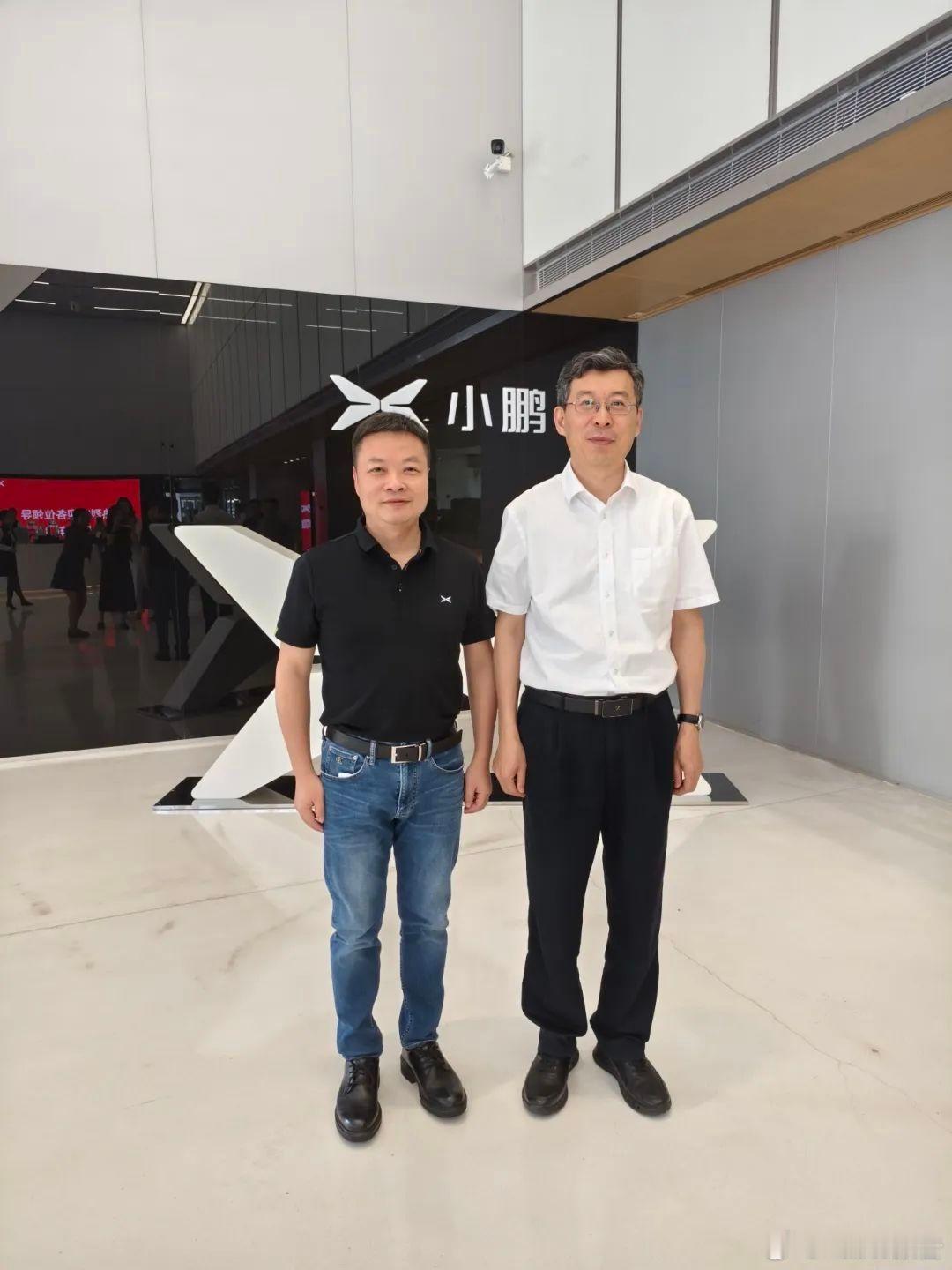 张永伟副理事长一行赴小鹏汽车调研交流6月10日，中国电动汽车百人会副理事长兼秘书