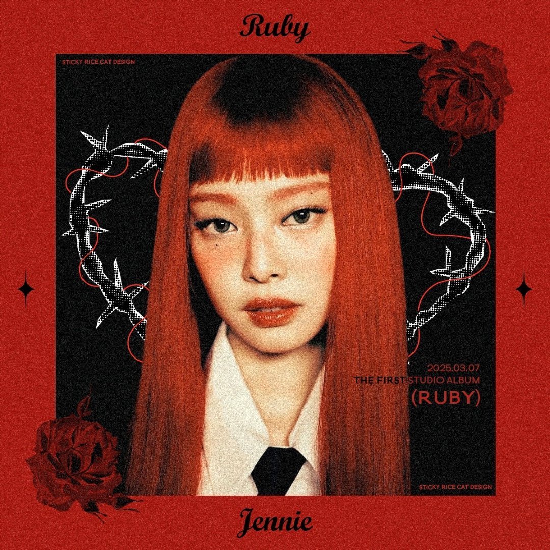 JENNIE[超话]  🍠自制海报🆔一勺糯米猫不可二创商用哦，如二传的话请标