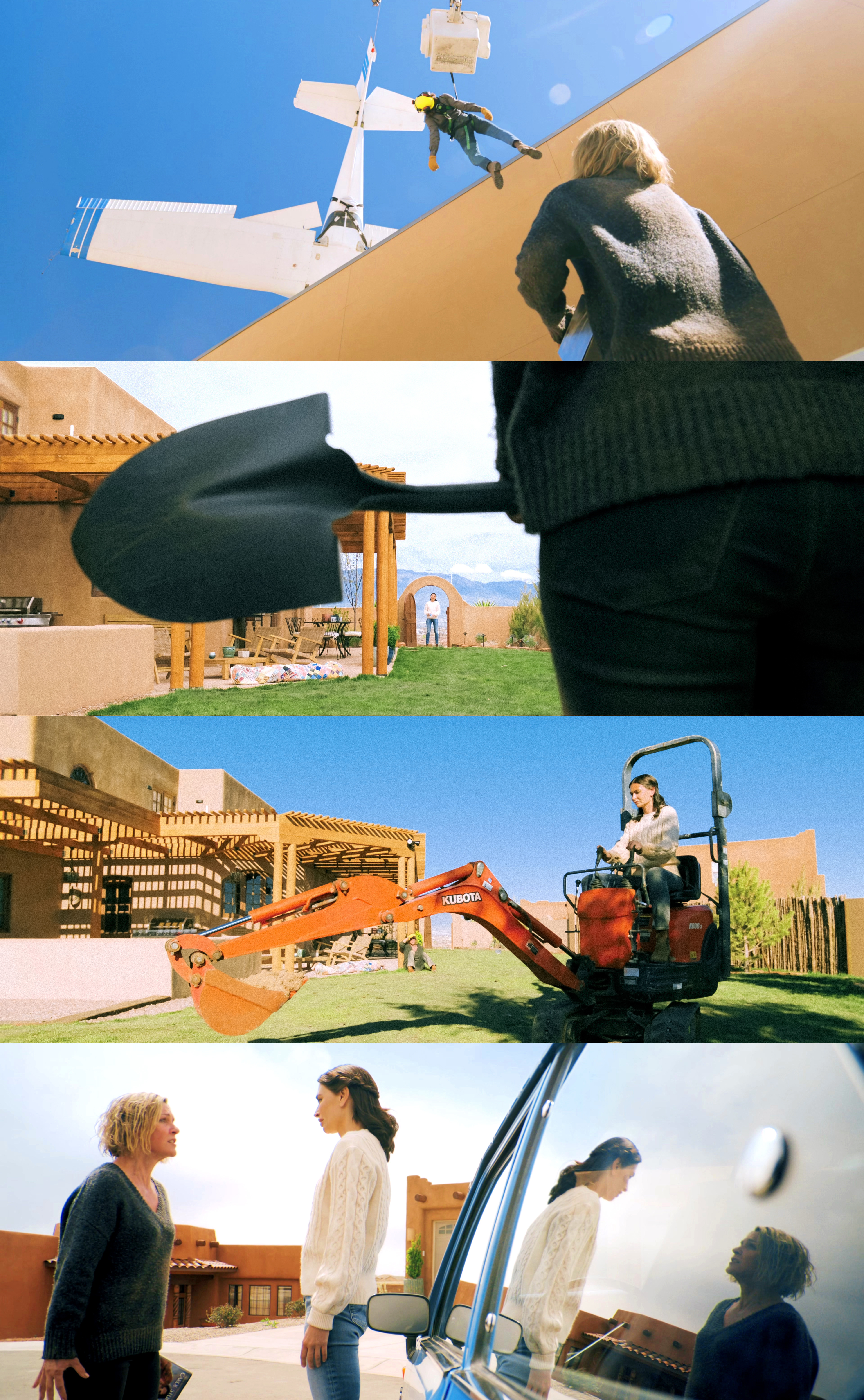 同乐者这画面构图太强了，有一种看似高饱和鲜活的表象其实一股死寂！合理又割裂、平静