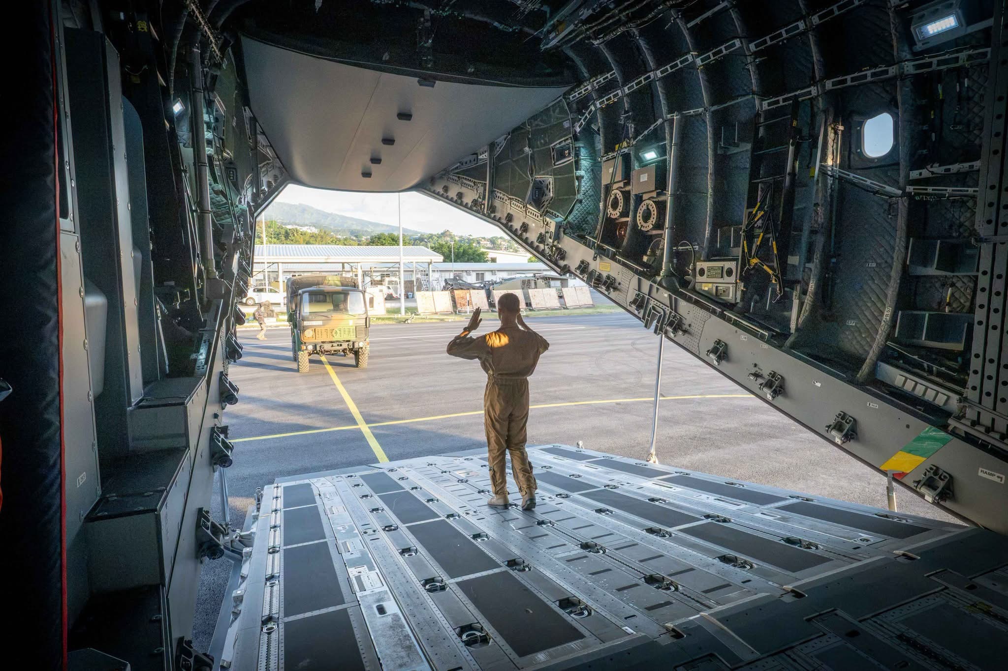 南太平洋上空的法国空天军（AAE）A400M军用飞机信息汇 法属波利尼西亚（大溪