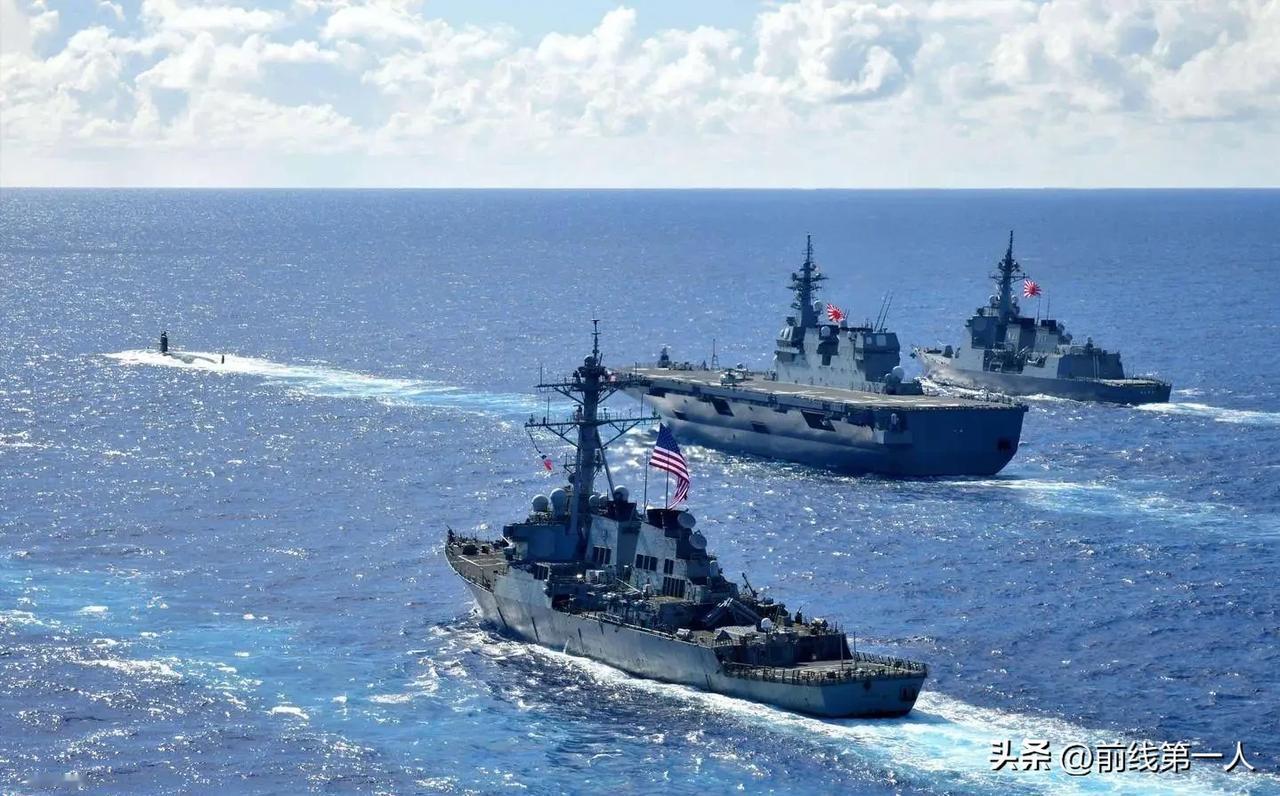 日本军舰刚穿越完台湾海峡，很多人都觉得，这不就是一场常规的自由航行作秀吗？顶多咱