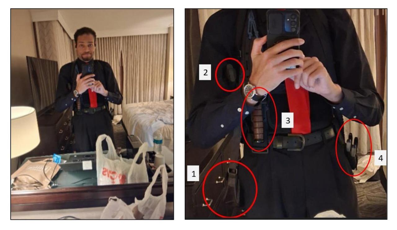 白宫记协晚宴枪手作案前自拍照曝光
4月25日晚的白宫记者协会晚宴发生枪击案，最新