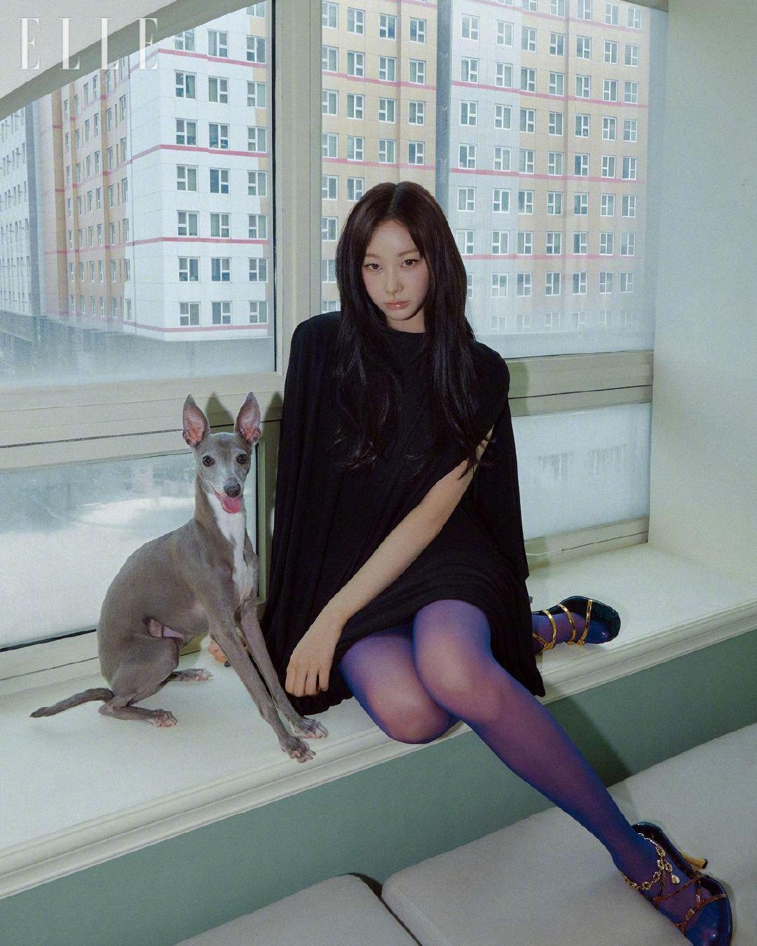 ELLE Korea x LOEWE x Giselle携爱犬登上ELLE Ko