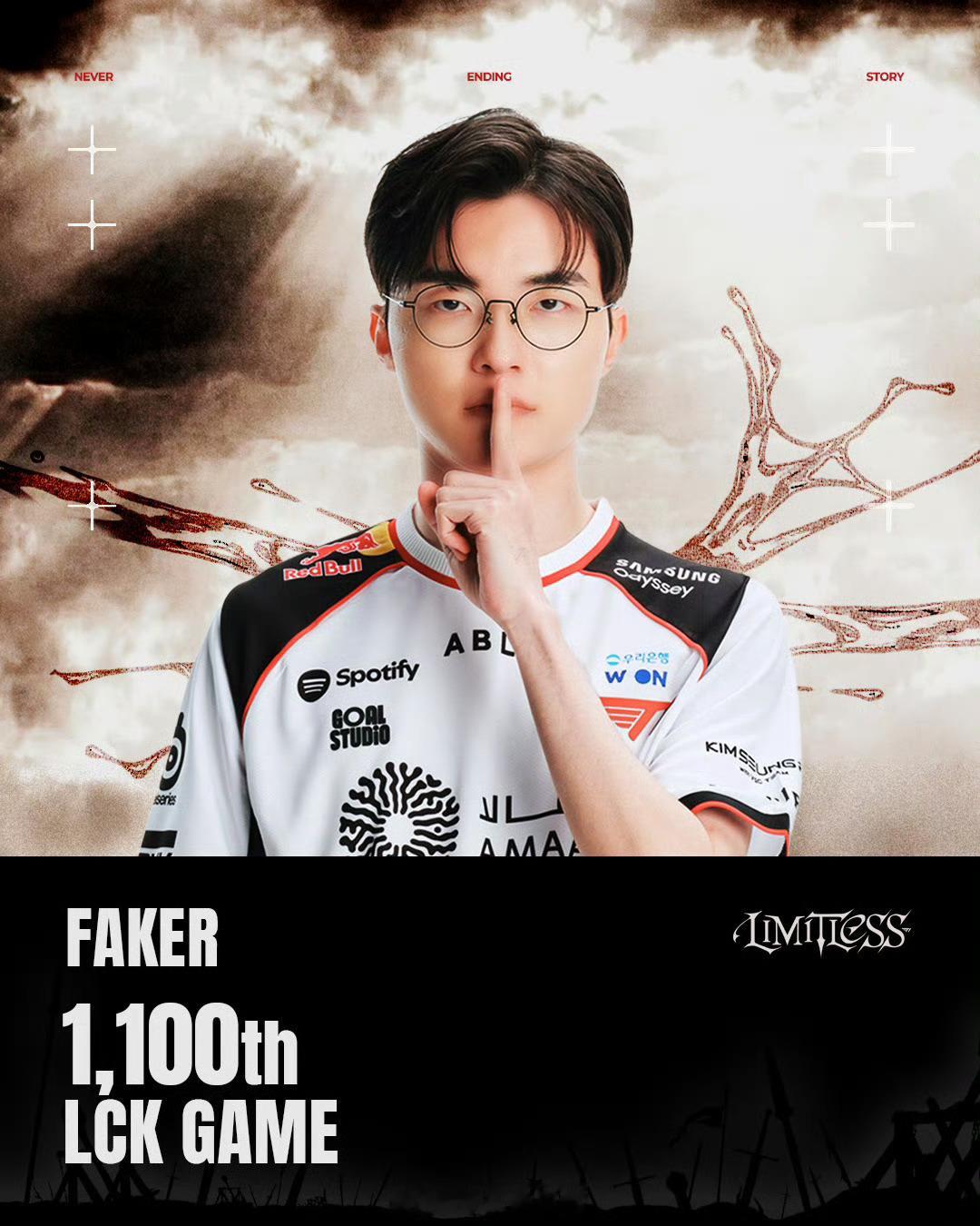 faker达成lck1100场成就刚刚，faker达成lck1100场成就lck