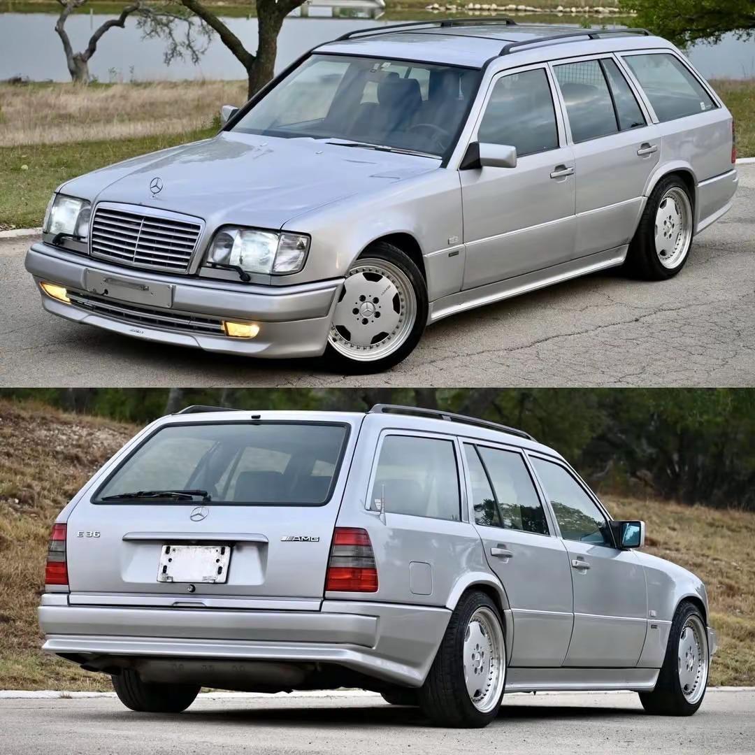 奔驰300TE旅行车。这是一台1991年的梅赛德斯-奔驰300TE旅行车，左舵日