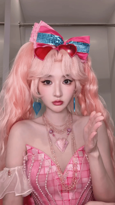 王玉雯樱桃泡泡美成啥了王玉雯只是呼吸就萌到我了全网美妆博主请注意，樱桃泡泡妆教素