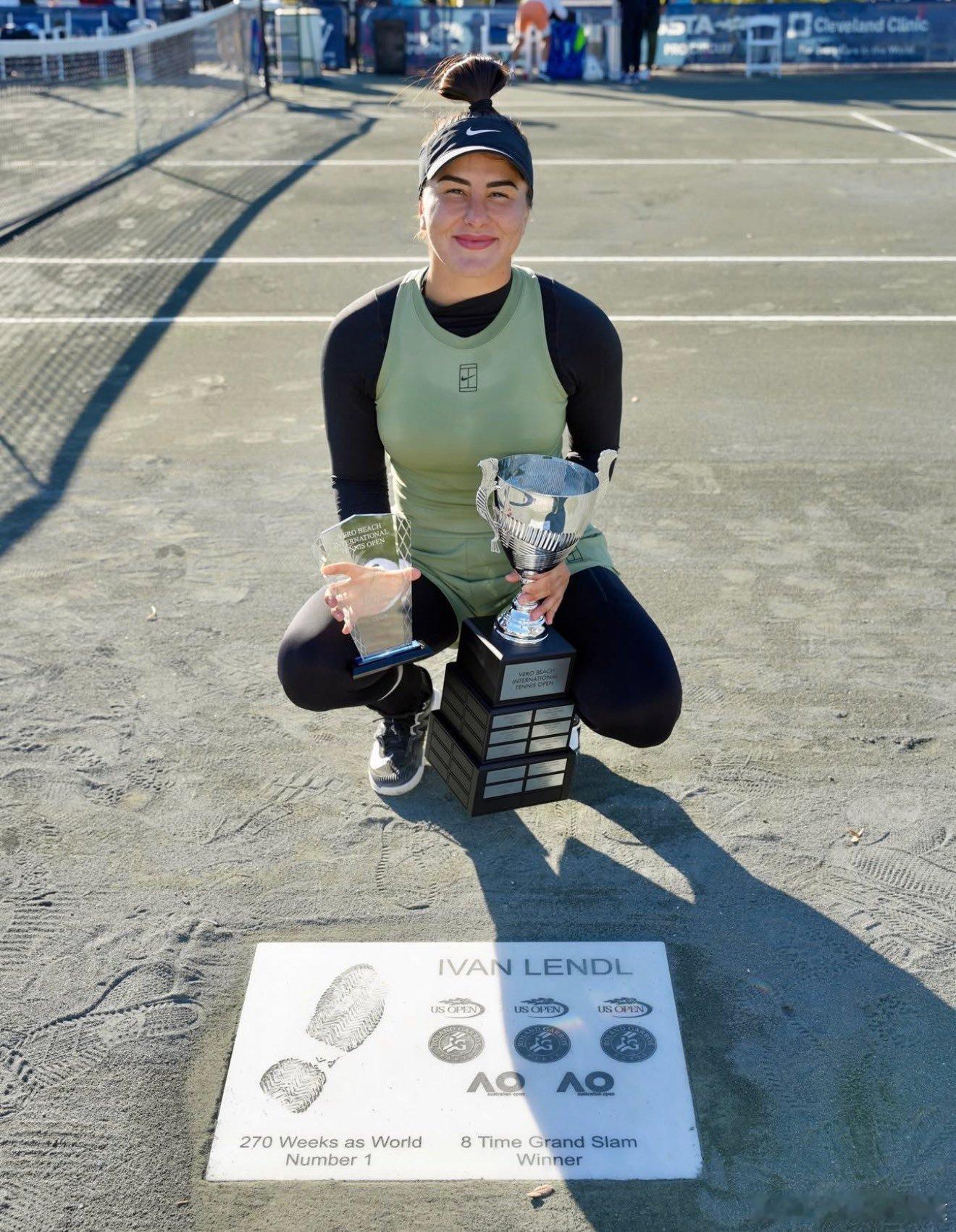 无人在意的角落，安德莱斯库在维罗海滩75K击败尤小迪，三周内第二次夺冠，世界排名