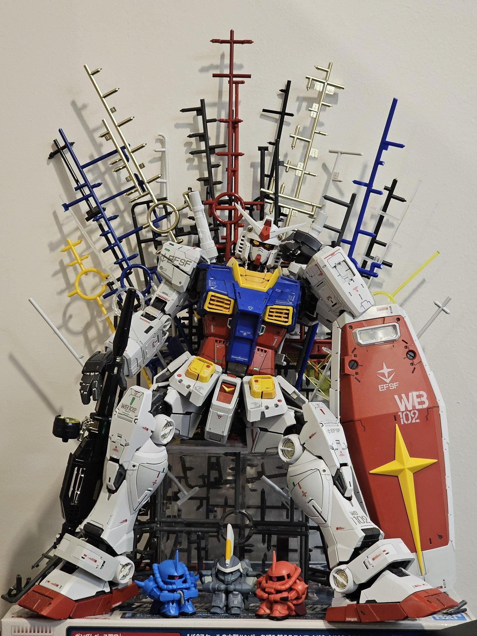 胶王座高达模型