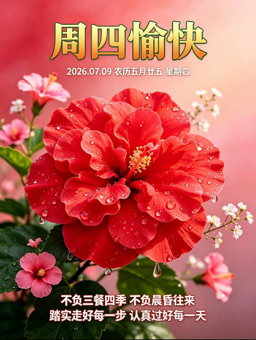 🌺2026./7.9.山河静好.福伴经年🌺


🌴🌸初阳悄悄拉开黎明画卷