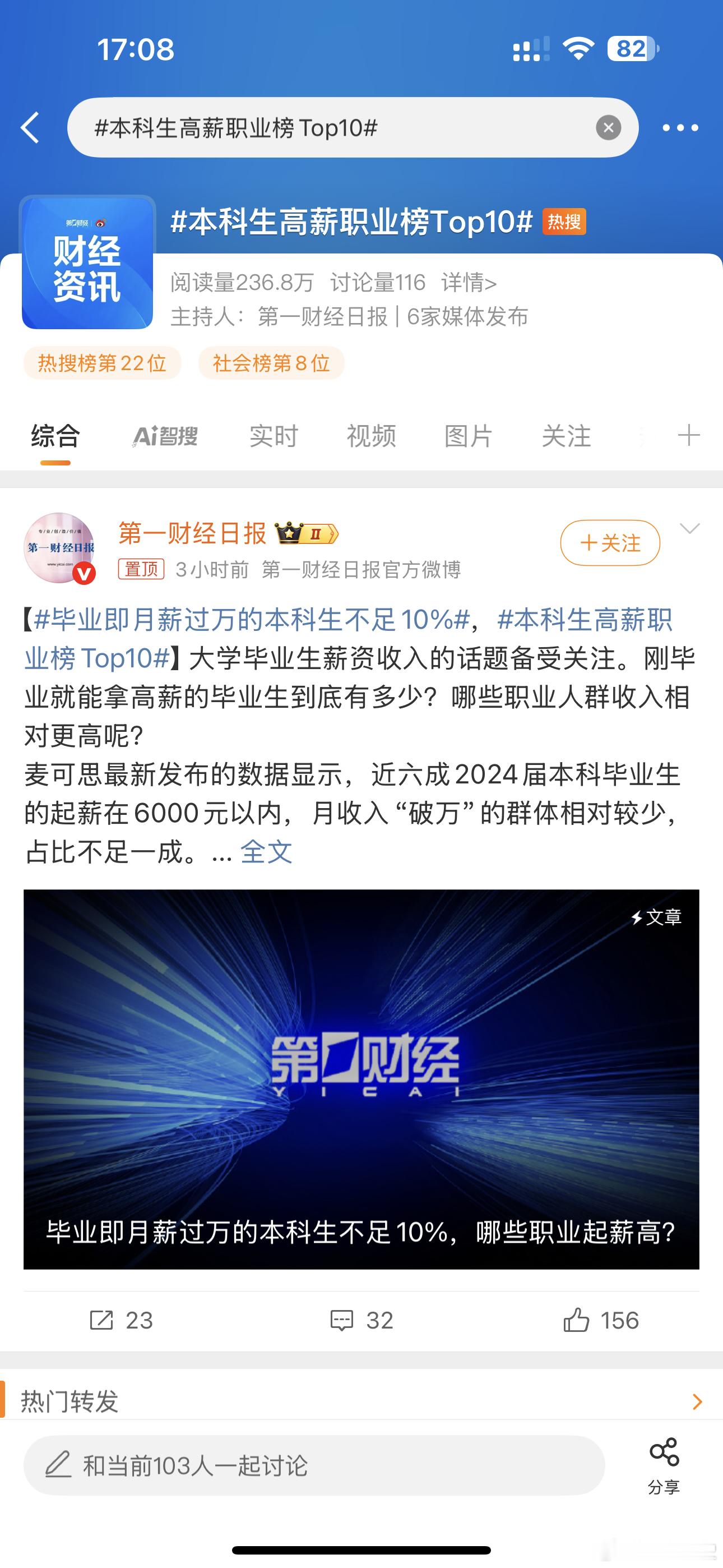 本科生高薪职业榜Top10其实我们文科生在点开词条前就知道结果了[泪] ​​​