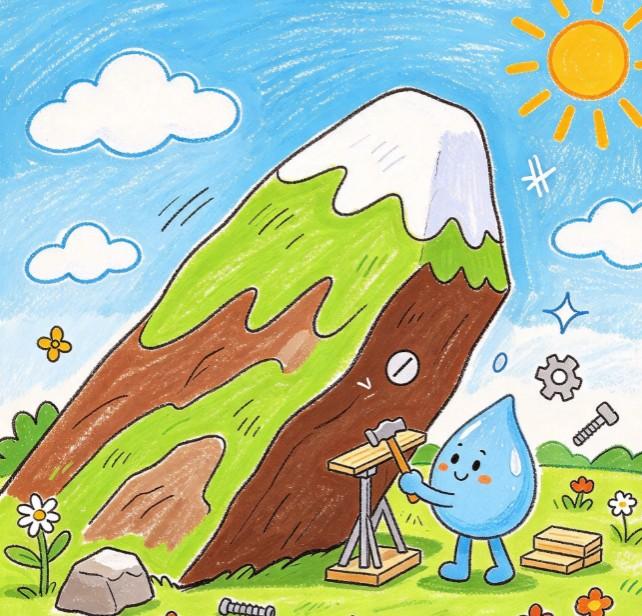 看图猜成语
上期猜成语答案：山清水秀（山体倾斜，水滴来修）

大家猜对了吗？
上